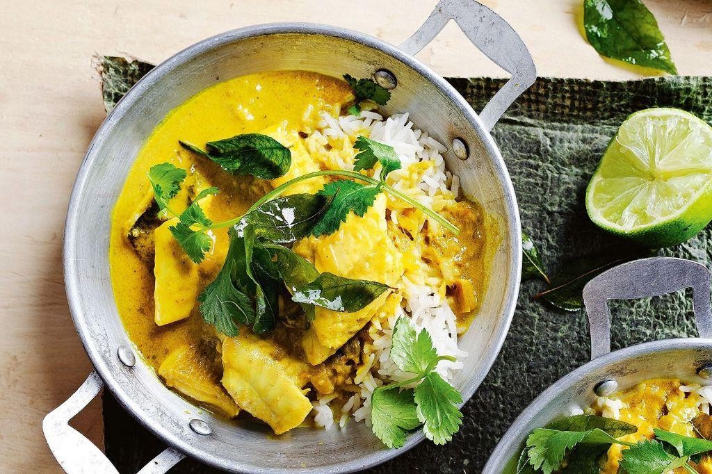 Whiting Fish Curry with Coconut Milk