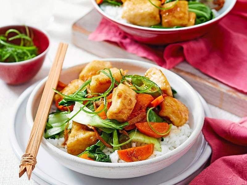 Whiting Fish Stir-Fry with Ginger and Soy