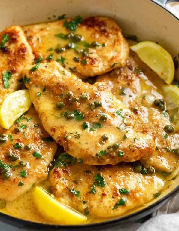 Whiting Piccata with Capers and White Wine