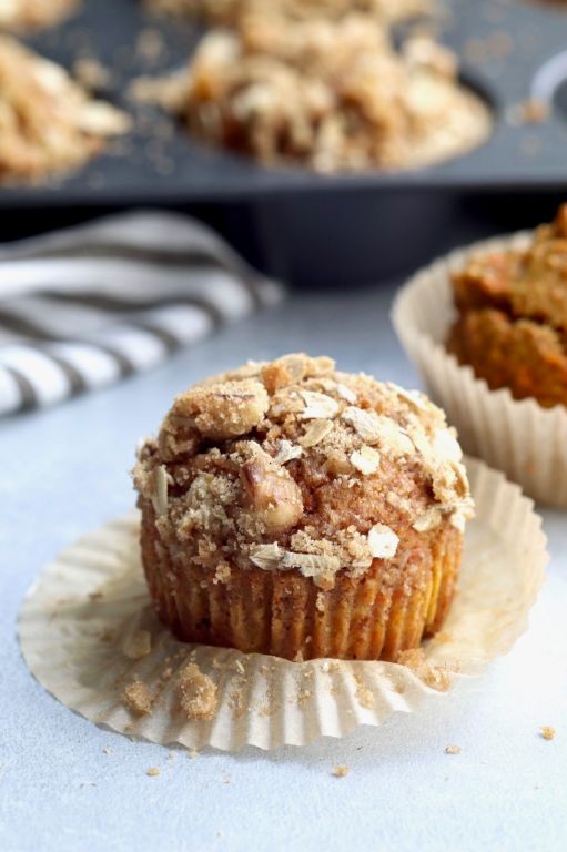 Whole Carrot and Raisin Muffins