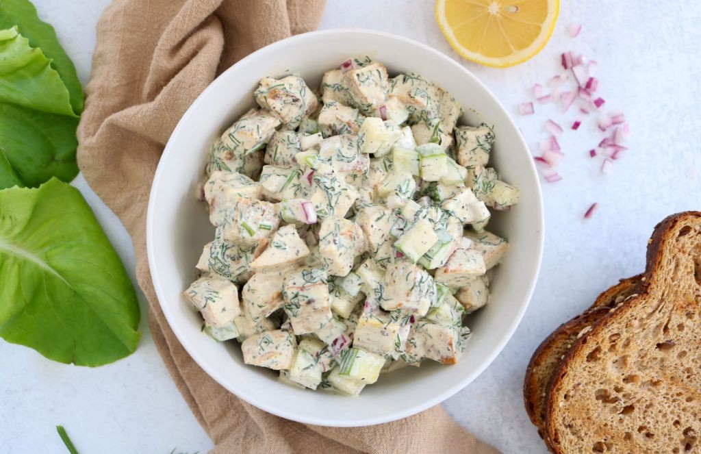 Whole Foods Chicken Salad with Cucumber and Dill