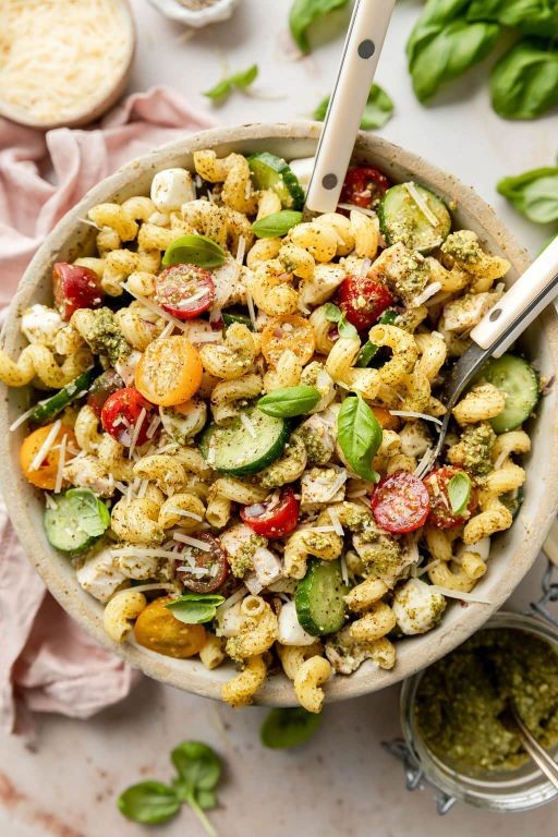 Whole Foods Chicken Salad with Pesto and Pine Nuts