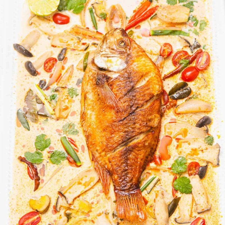 Whole Red Snapper in Tom Yum Broth