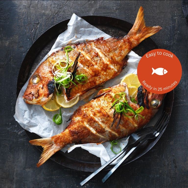 Whole Red Snapper with Miso-Ginger Broth