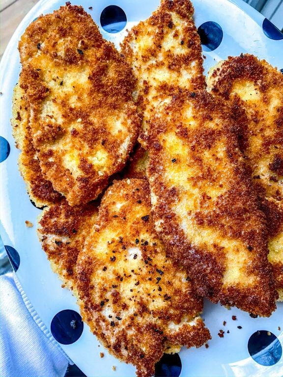 Whole Wheat Breadcrumb Chicken Cutlets