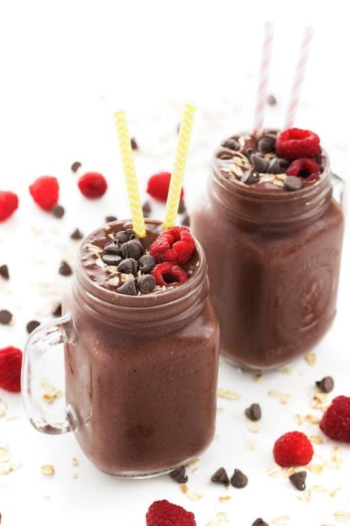 Wholesome Chocolate Oatmeal Smoothie
