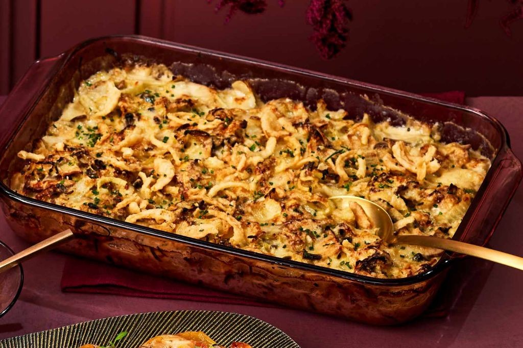 Wild Mushroom and Leek Casserole