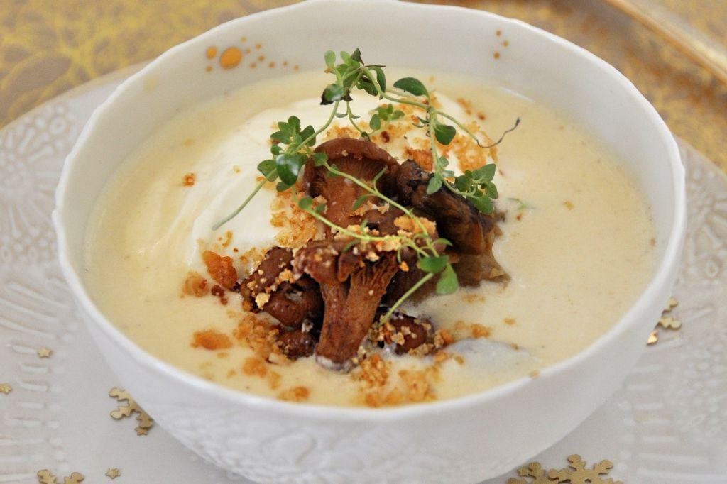 Wild Mushroom and Sage Vichyssoise