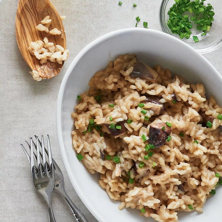 Wild Mushroom and Truffle Oil Risotto