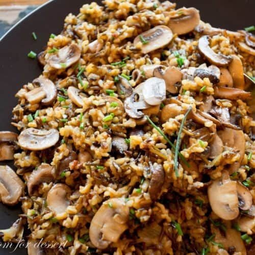 Wild Rice and Mushroom Pilaf