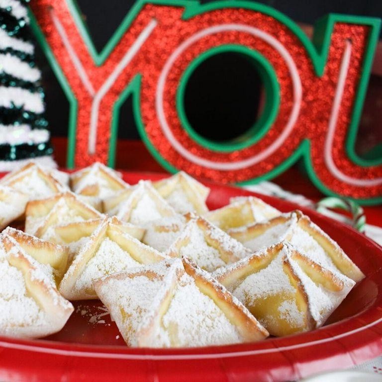Wonton Wrapper Apple Pie Bites