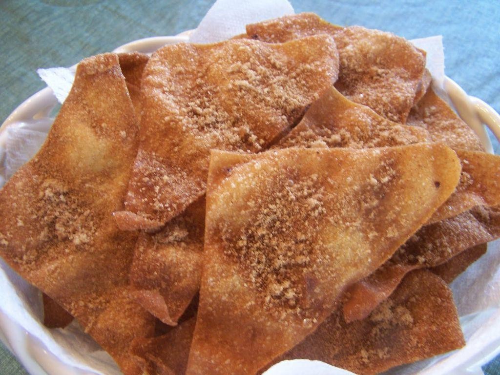 Wonton Wrapper Cinnamon Sugar Twists