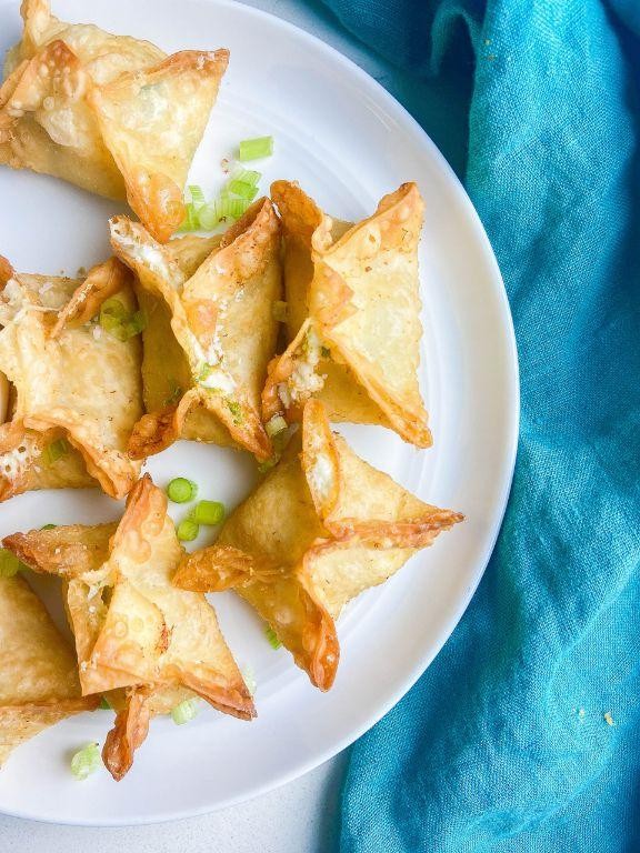 Wonton Wrapper Crab Rangoon Delight