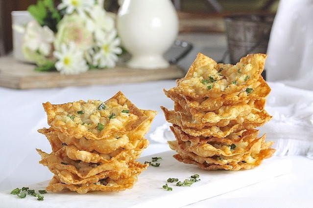 Wonton Wrapper Shrimp Toast