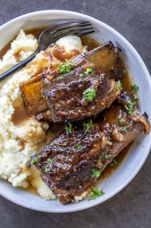 Worcestershire Braised Short Ribs