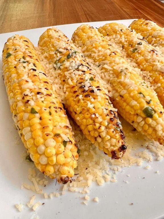 Worcestershire Garlic Butter Corn on the Cob
