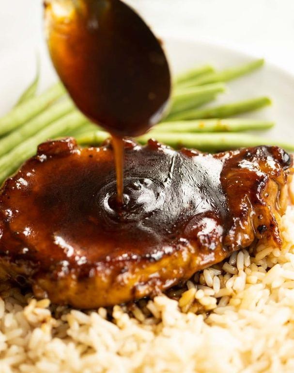 Worcestershire and Brown Sugar Pork Chops