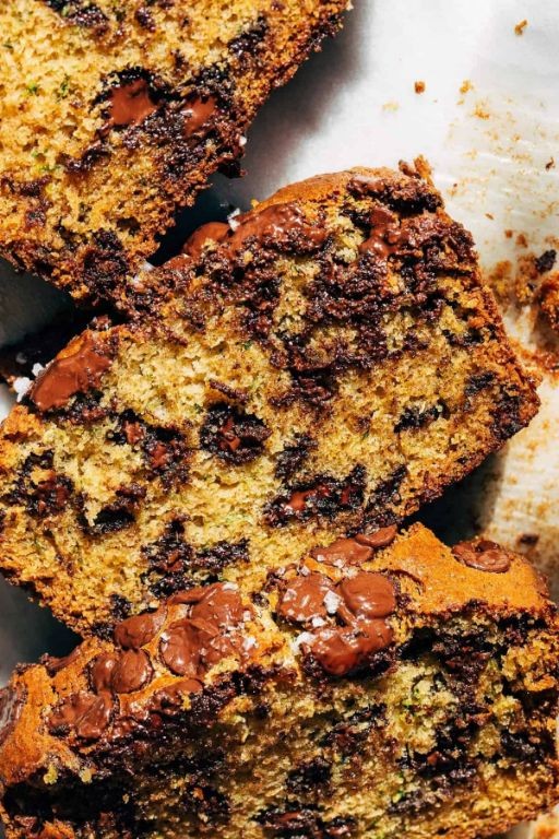 Yellow Squash Bread with Chocolate Chips