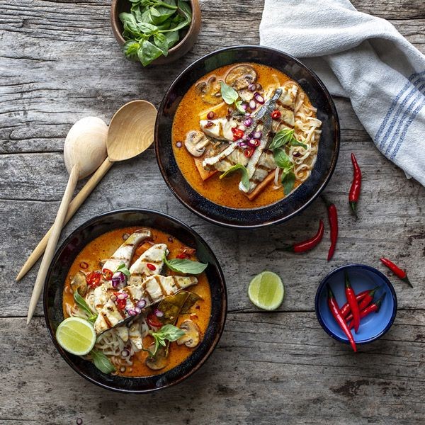 Yellowtail Curry with Coconut Milk