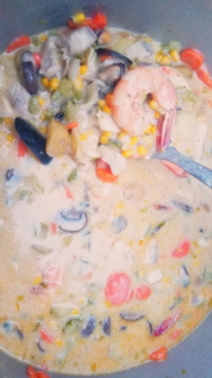 Yellowtail Fish Chowder