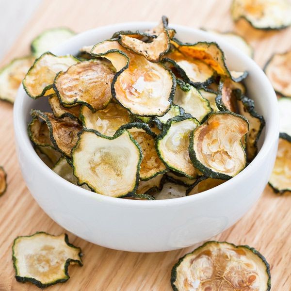 Zucchini Chips with Sea Salt