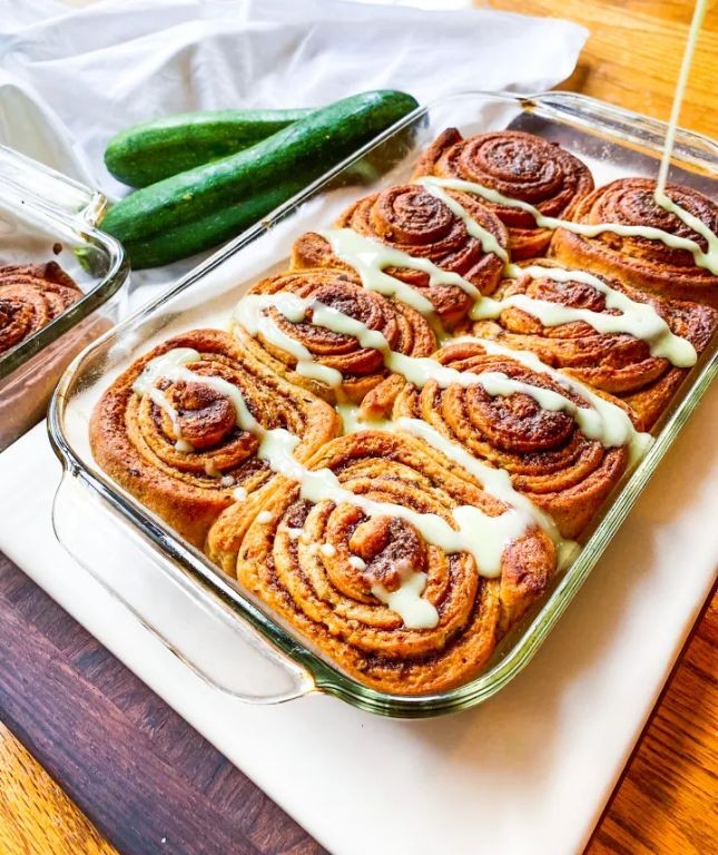 Zucchini Cinnamon Roll Cookies