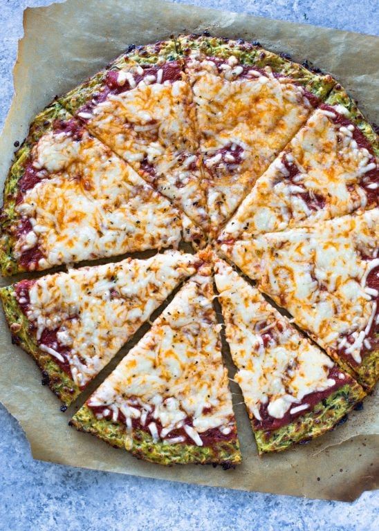 Zucchini Crust Keto Pizza