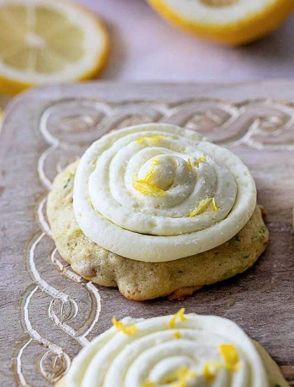 Zucchini Lemon Sugar Cookies