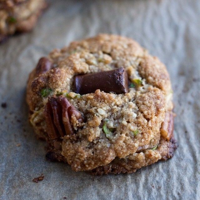 Zucchini Maple Pecan Cookies