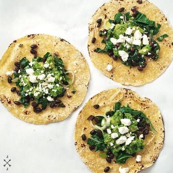 Zucchini and Black Bean Tacos