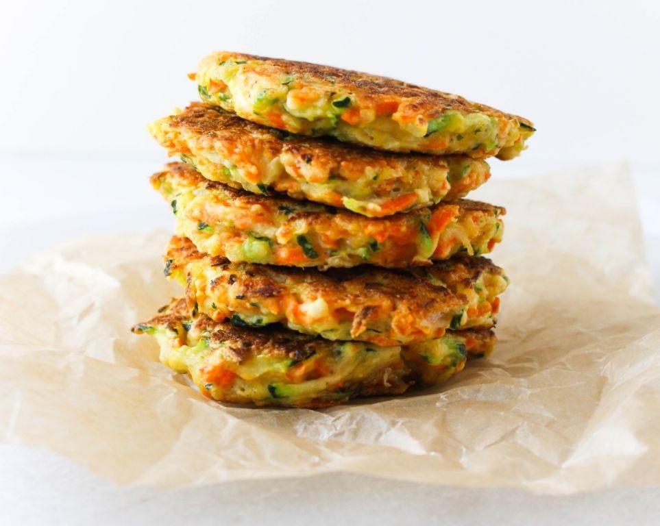 Zucchini and Carrot Fritters