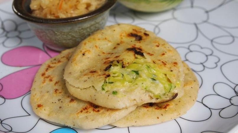 Zucchini and Cheese Pupusas