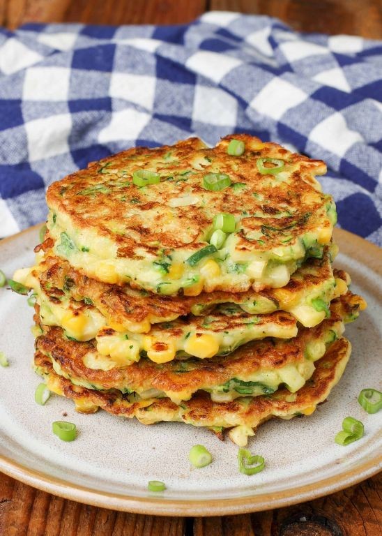 Zucchini and Corn Fritters