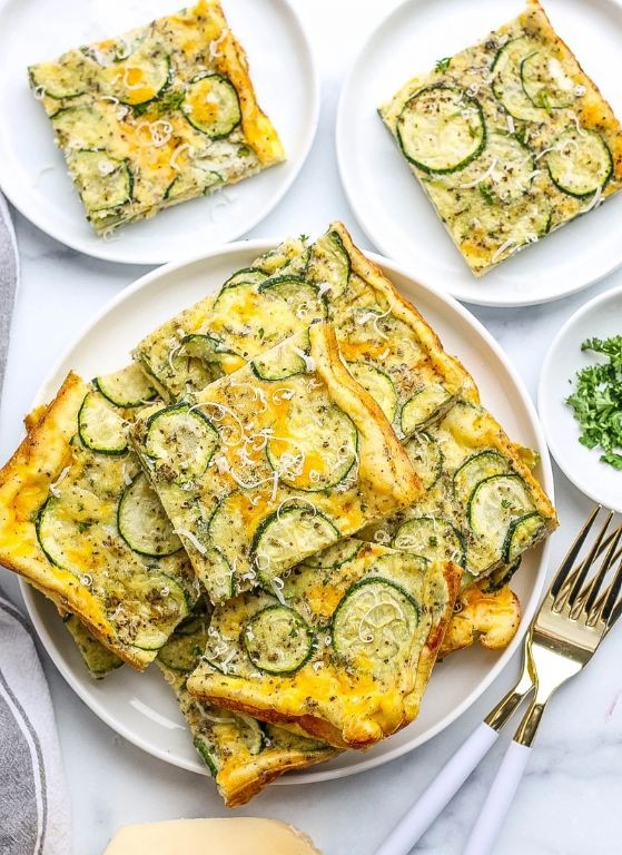 Zucchini and Egg Keto Frittata