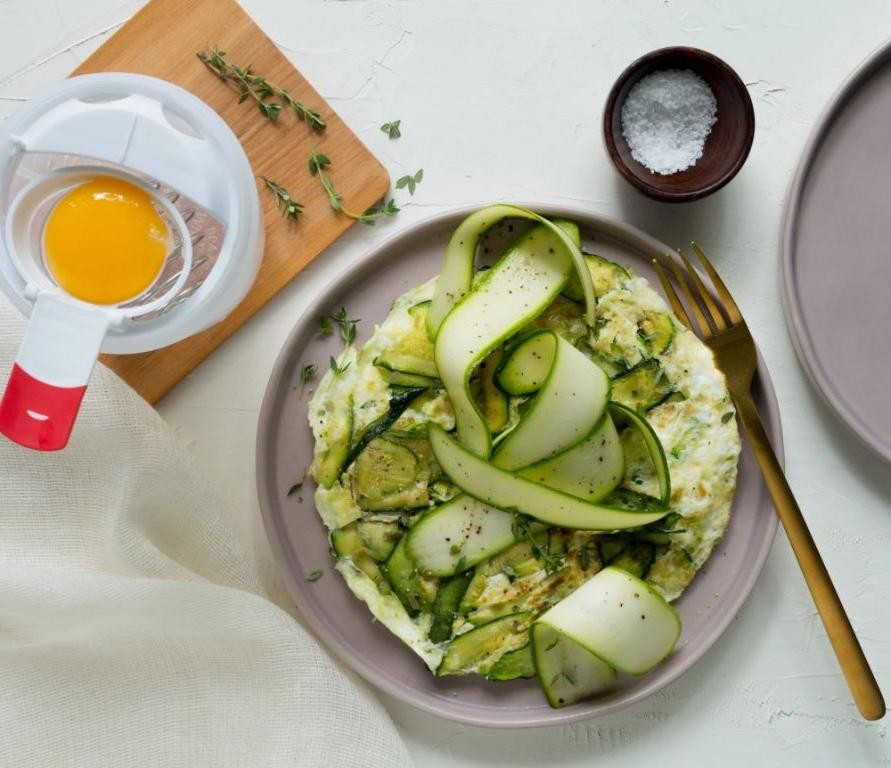 Zucchini and Egg White Frittata