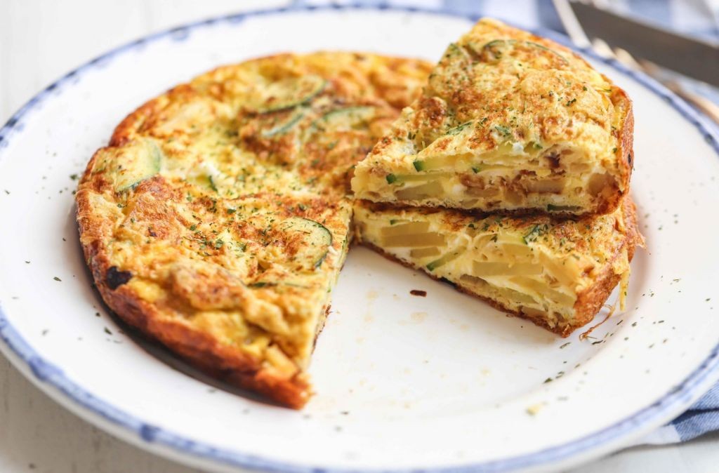Zucchini and Potato Spanish Tortilla
