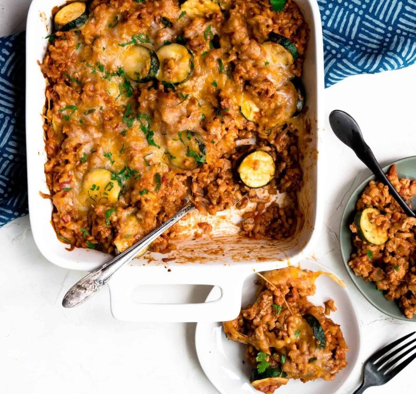Zucchini and Turkey Casserole
