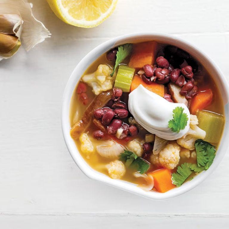 Adzuki Bean Soup with Miso