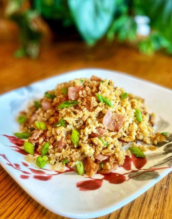 Air Fryer Cauliflower Fried Rice