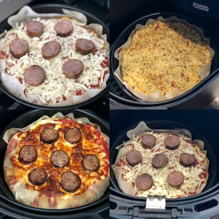 Air Fryer Cauliflower Pizza Crust