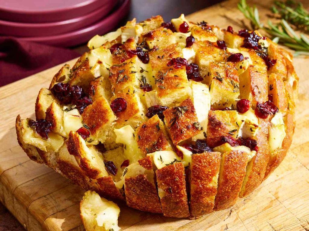 Almond Cranberry Pull Apart Bread