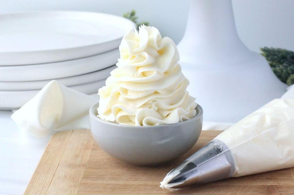 Almond Whipped Buttercream Frosting