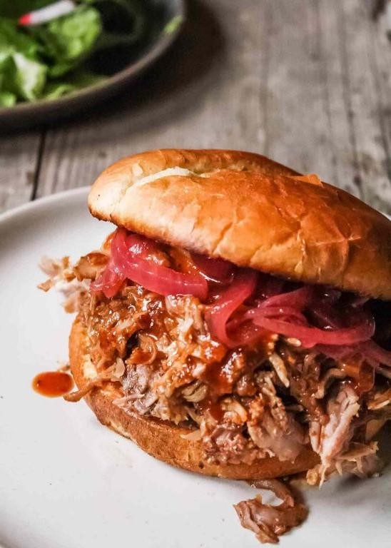 Apple Cider Vinegar Pulled Pork Sandwiches