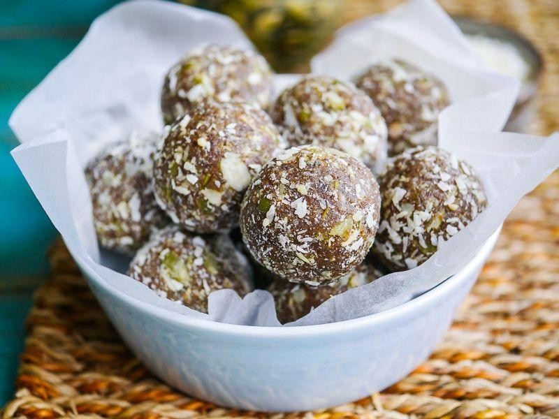 Apricot Cashew Bliss Balls