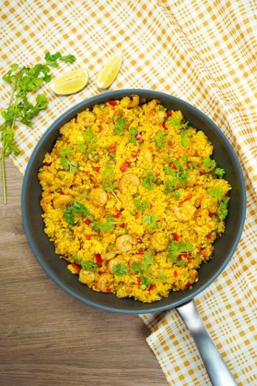 Arroz con Camarones (Peruvian Shrimp Rice)