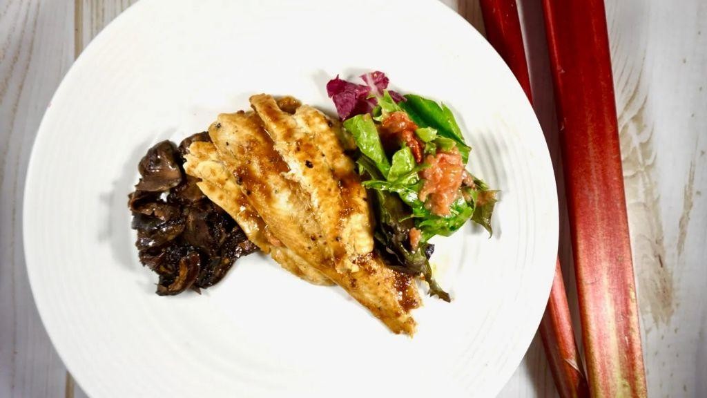 Asian Glazed Grilled Flounder