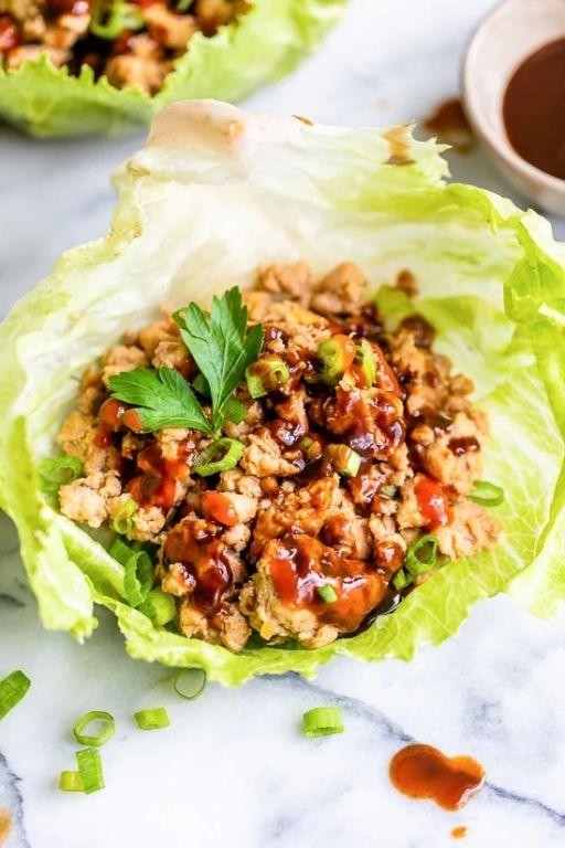Asian-Inspired Chicken Cabbage Wraps