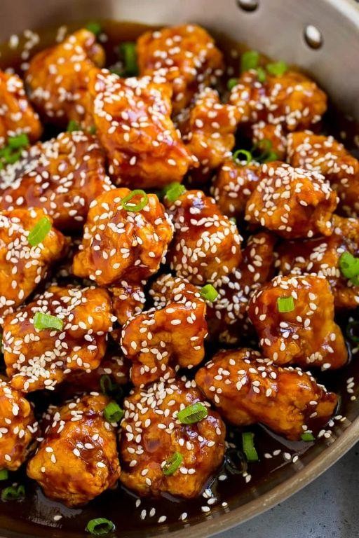 Asian-Style Crispy Chicken Breast with Sesame Glaze
