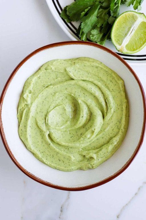 Avocado Lime Crema Dressing