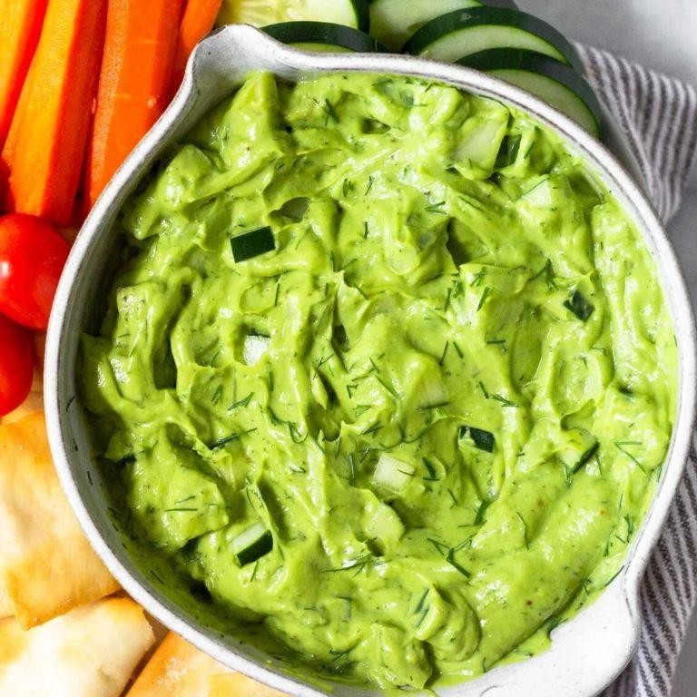 Avocado Tzatziki with Creamy Texture